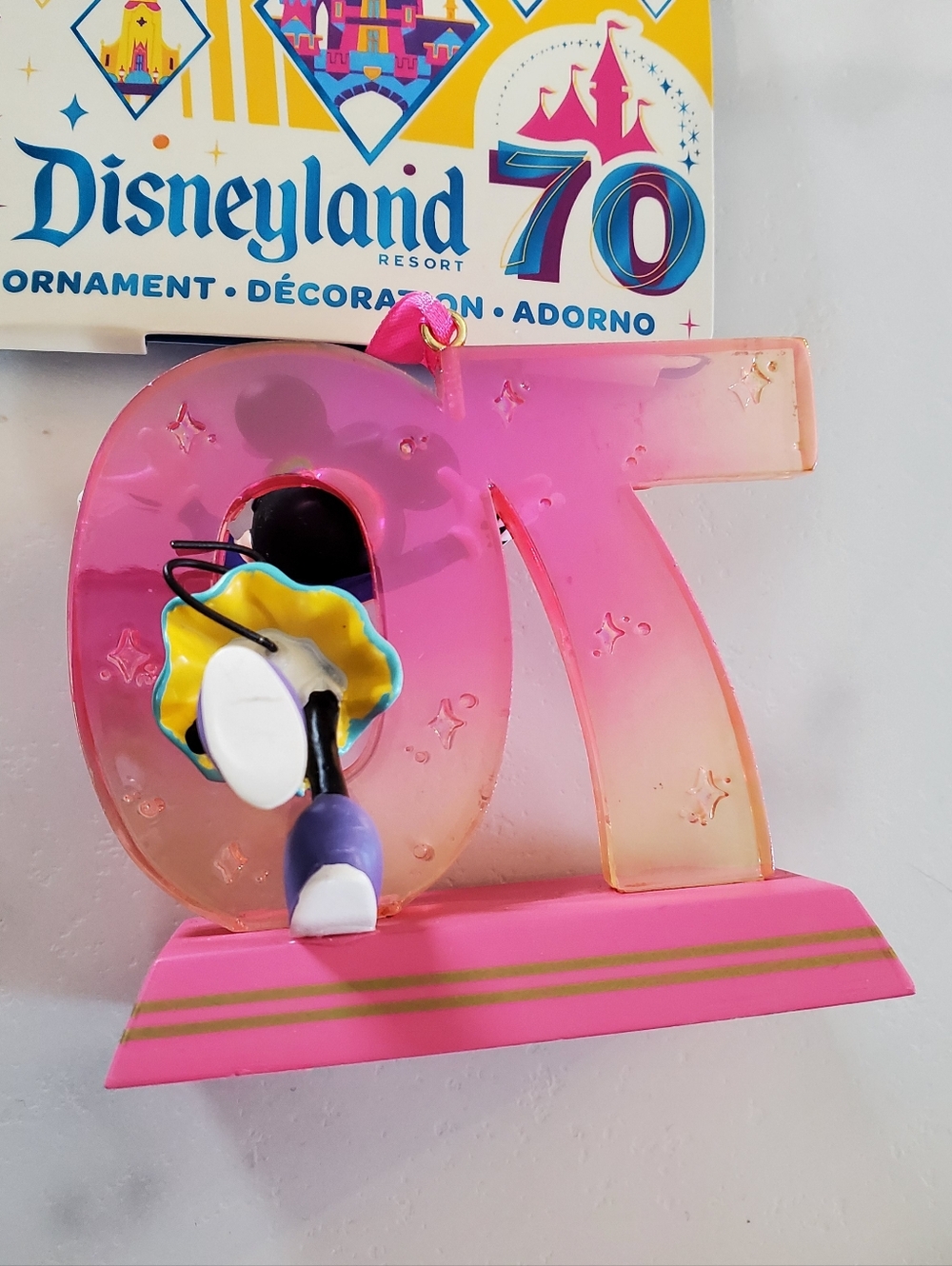 Minnie Mouse Figural Ornament – Disneyland 70th Anniversary - Picture 8 of 8